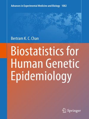 cover image of Biostatistics for Human Genetic Epidemiology